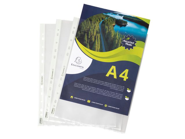 Plastficka EXACOMPTA A4 0,06mm präglad